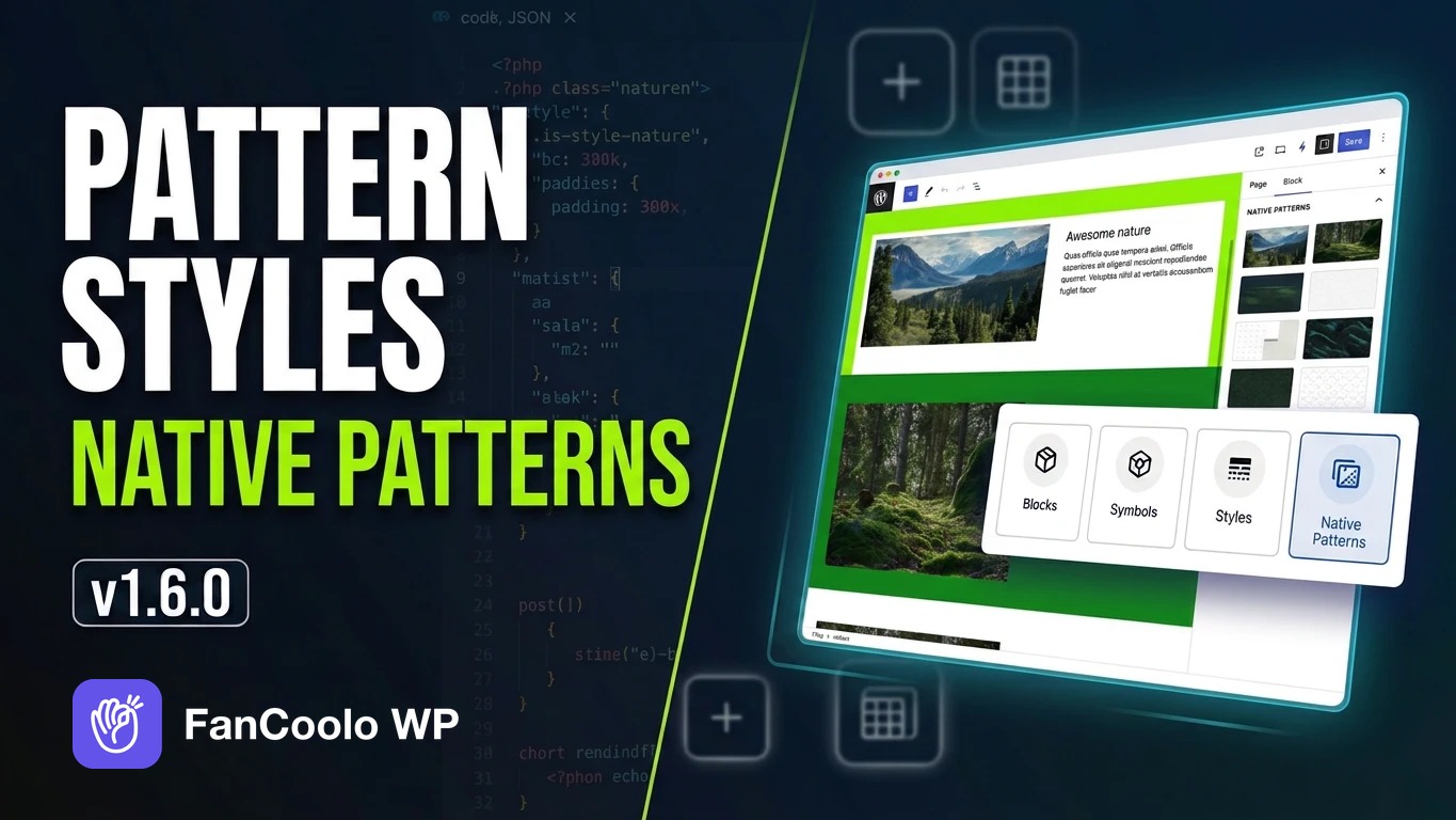 FanCoolo 1.6.0: Styles for patterns