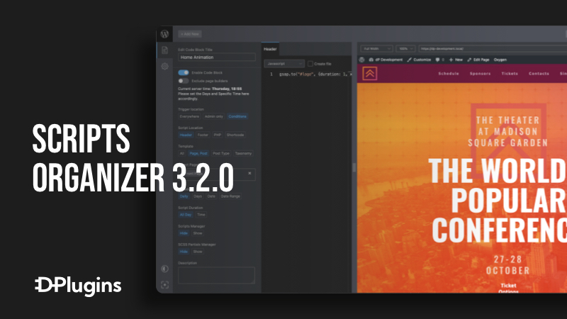 Scripts Organizer 3.2