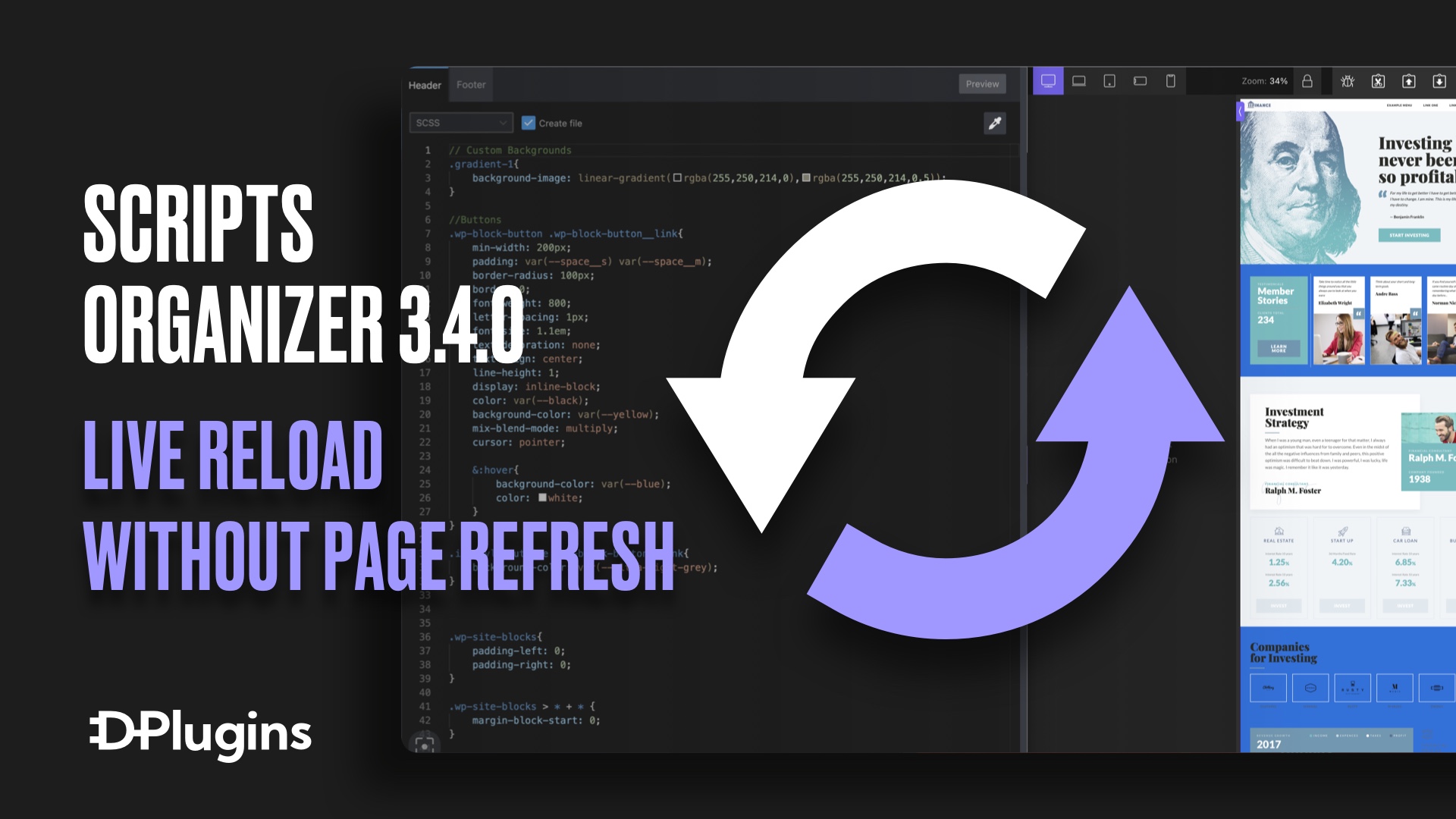 Scripts Organizer 3.4.0. Live Reload without Page Reload & Scripts Priority