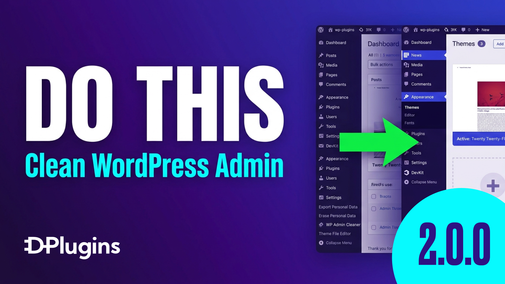 WordPress Admin Cleaner Gets Three Powerful New Features